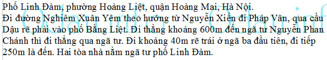 odau.info: Địa chỉ tổ hợp nhà chung cư CT2-D1 và CT2-D2 Tây nam hồ Linh Đàm - P. Hoàng Liệt
