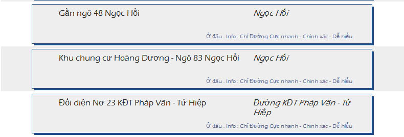 odau.info: lộ trình và tuyến phố đi qua của tuyến bus số 60A ở Hà Nội no14