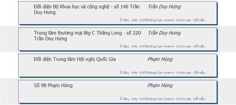 odau.info: lộ trình và tuyến phố đi qua của tuyến bus số 60B ở Hà Nội no03