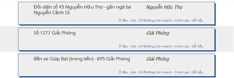 odau.info: lộ trình và tuyến phố đi qua của tuyến bus số 29 ở Hà Nội no14