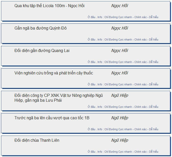 odau.info: lộ trình và tuyến phố đi qua của tuyến bus số 08A ở Hà Nội no05