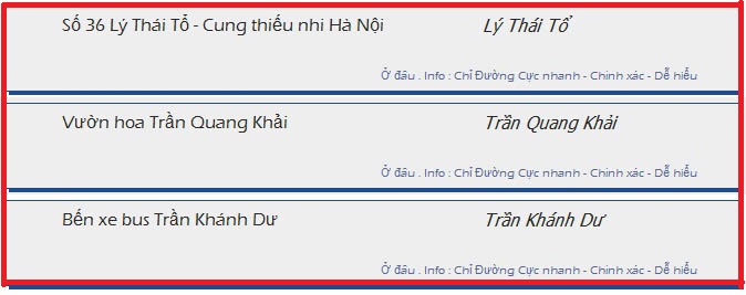 odau.info: lộ trình và tuyến phố đi qua của tuyến bus số 14 ở Hà Nội no10