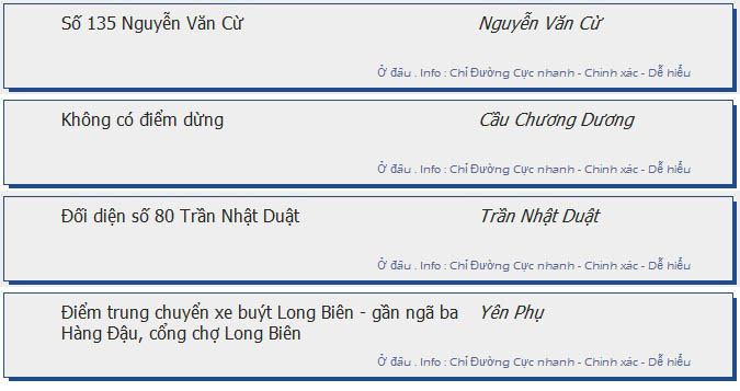odau.info: lộ trình và tuyến phố đi qua của tuyến bus số 10B ở Hà Nội no08