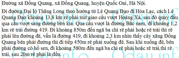 odau.info: Địa chỉ Đình làng Đồng Lư - xã Đồng Quang