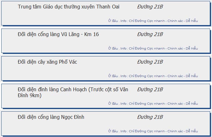 odau.info: lộ trình và tuyến phố đi qua của tuyến bus số 91 ở Hà Nội no06