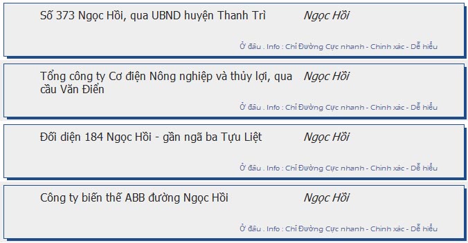 odau.info: lộ trình và tuyến phố đi qua của tuyến bus số 94 ở Hà Nội no19