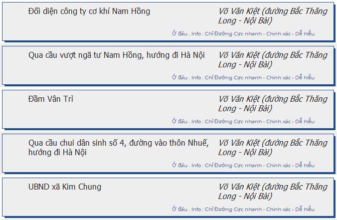 odau.info: lộ trình và tuyến phố đi qua của tuyến bus số 95 ở Hà Nội no12