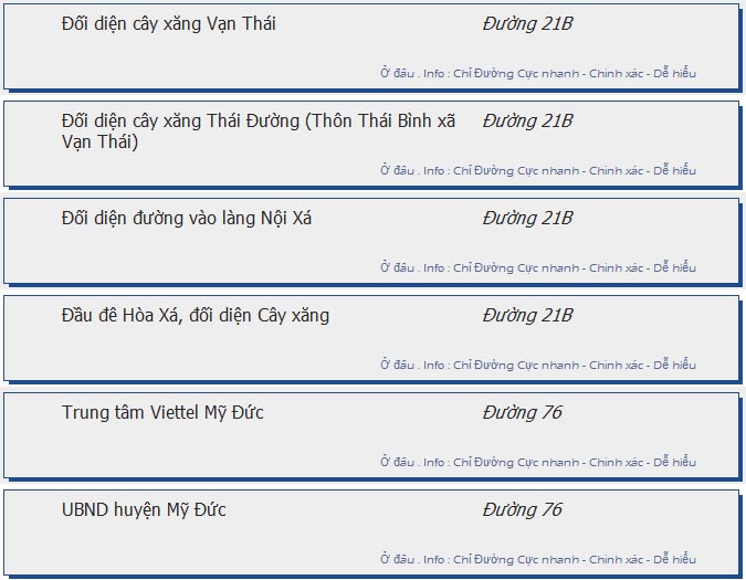 odau.info: lộ trình và tuyến phố đi qua của tuyến bus số 103A ở Hà Nội no12