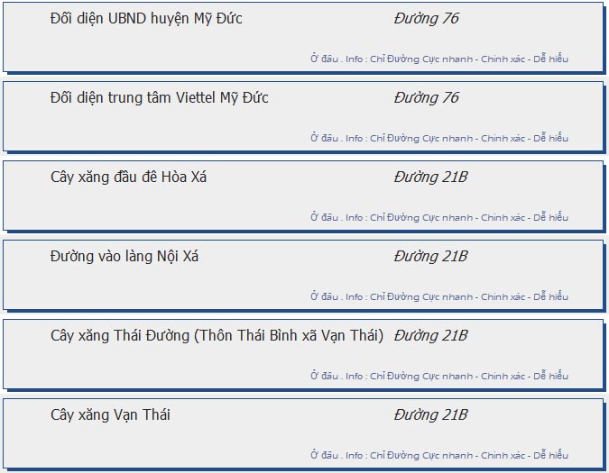 odau.info: lộ trình và tuyến phố đi qua của tuyến bus số 103A ở Hà Nội no19