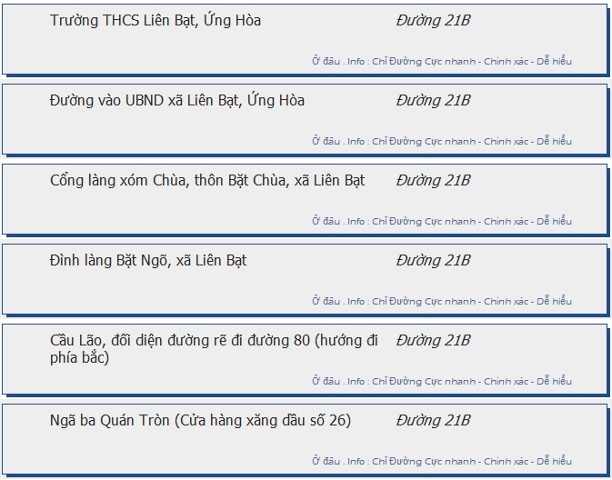 odau.info: lộ trình và tuyến phố đi qua của tuyến bus số 103A ở Hà Nội no21