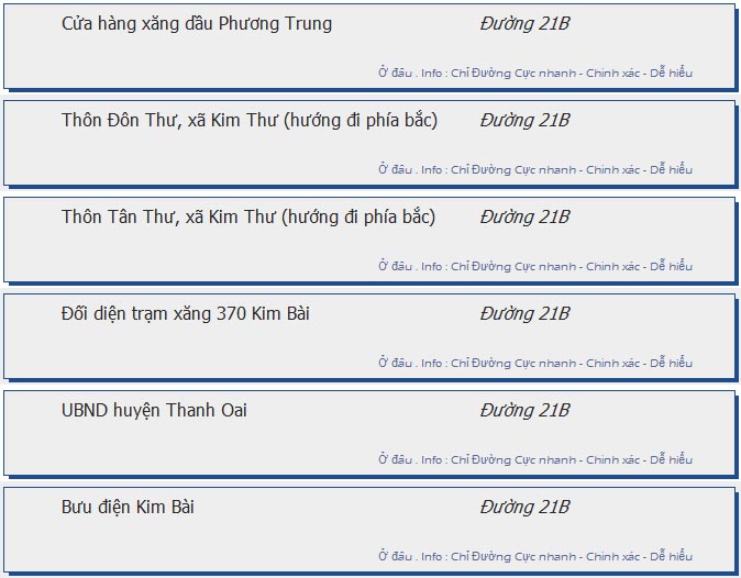 odau.info: lộ trình và tuyến phố đi qua của tuyến bus số 103A ở Hà Nội no23