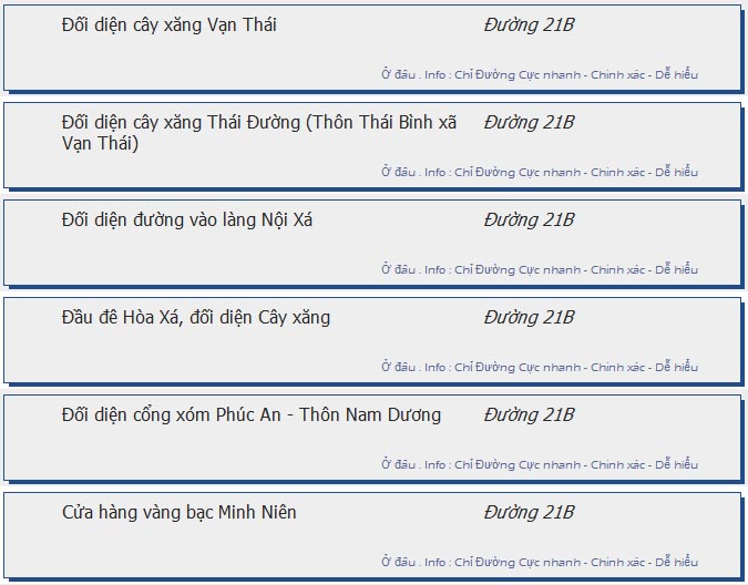 odau.info: lộ trình và tuyến phố đi qua của tuyến bus số 103B ở Hà Nội no12