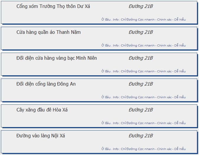odau.info: lộ trình và tuyến phố đi qua của tuyến bus số 103B ở Hà Nội no19