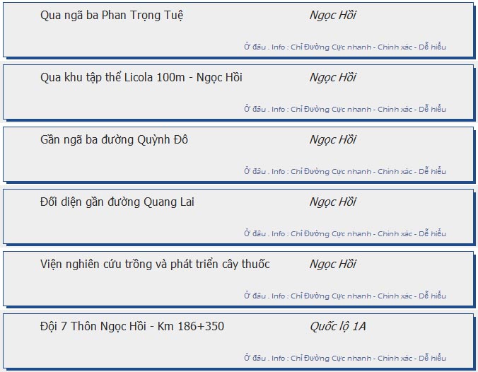 odau.info: lộ trình và tuyến phố đi qua của tuyến bus số 101A ở Hà Nội no03