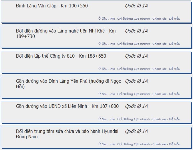 odau.info: lộ trình và tuyến phố đi qua của tuyến bus số 101A ở Hà Nội no21