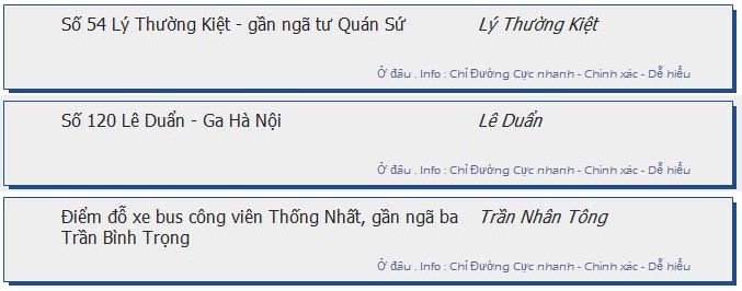 odau.info: lộ trình và tuyến phố đi qua của tuyến bus số 43 ở Hà Nội no10