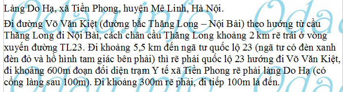 odau.info: Địa chỉ Chùa Khai Quang - xã Tiền Phong