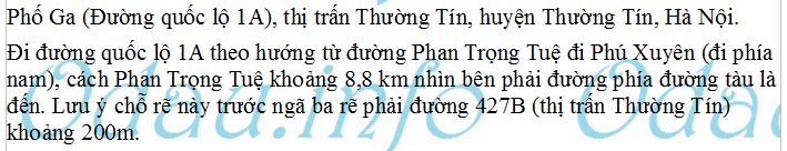 odau.info: Ga Thường Tín