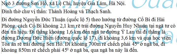 odau.info: Đình cổ làng Sen Hồ - xã Lệ Chi